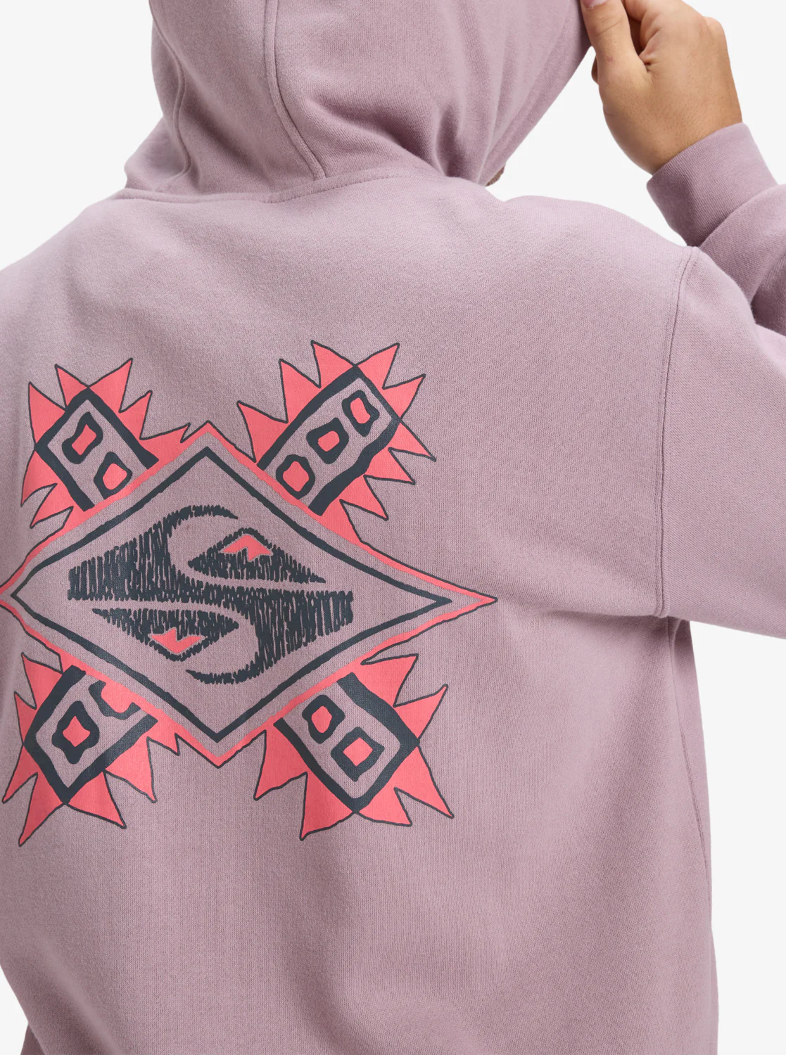 Quiksilver Men's Graphic Hoodie Elderberry EQYFT05131-PKM0 - Image 6