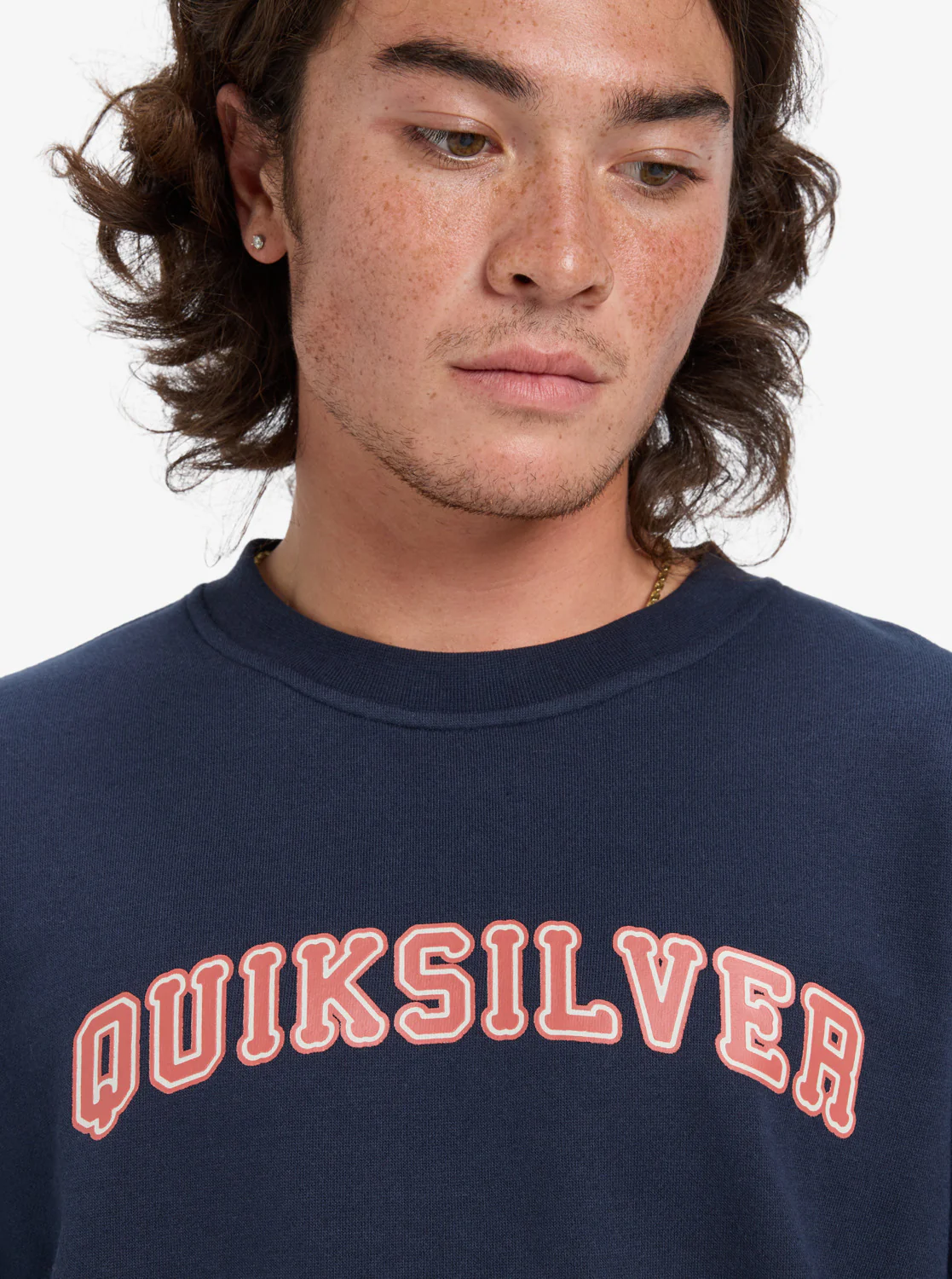 Quiksilver Men's Graphic Sweatshirt Dark Navy EQYFT05132_KTP0 - Image 3