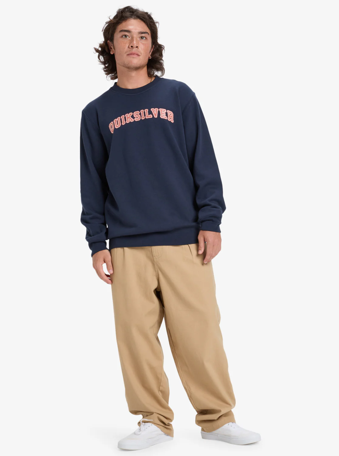 Quiksilver Men's Graphic Sweatshirt Dark Navy EQYFT05132_KTP0 - Image 5