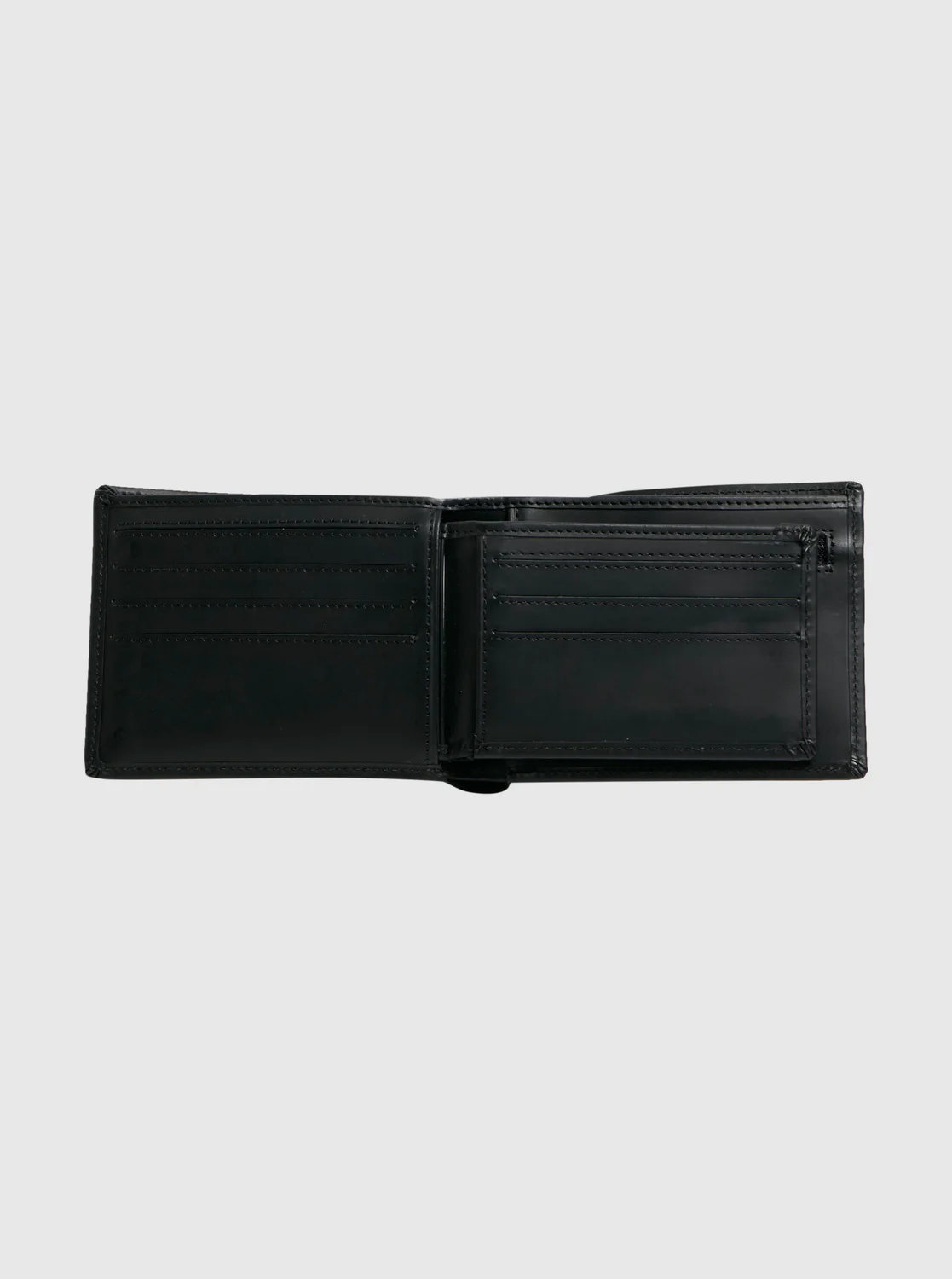 Quiksilver Mens' Gutherie Leather Bi-Fold Wallet Black EQYAA03960-KVJ0 - Image 3