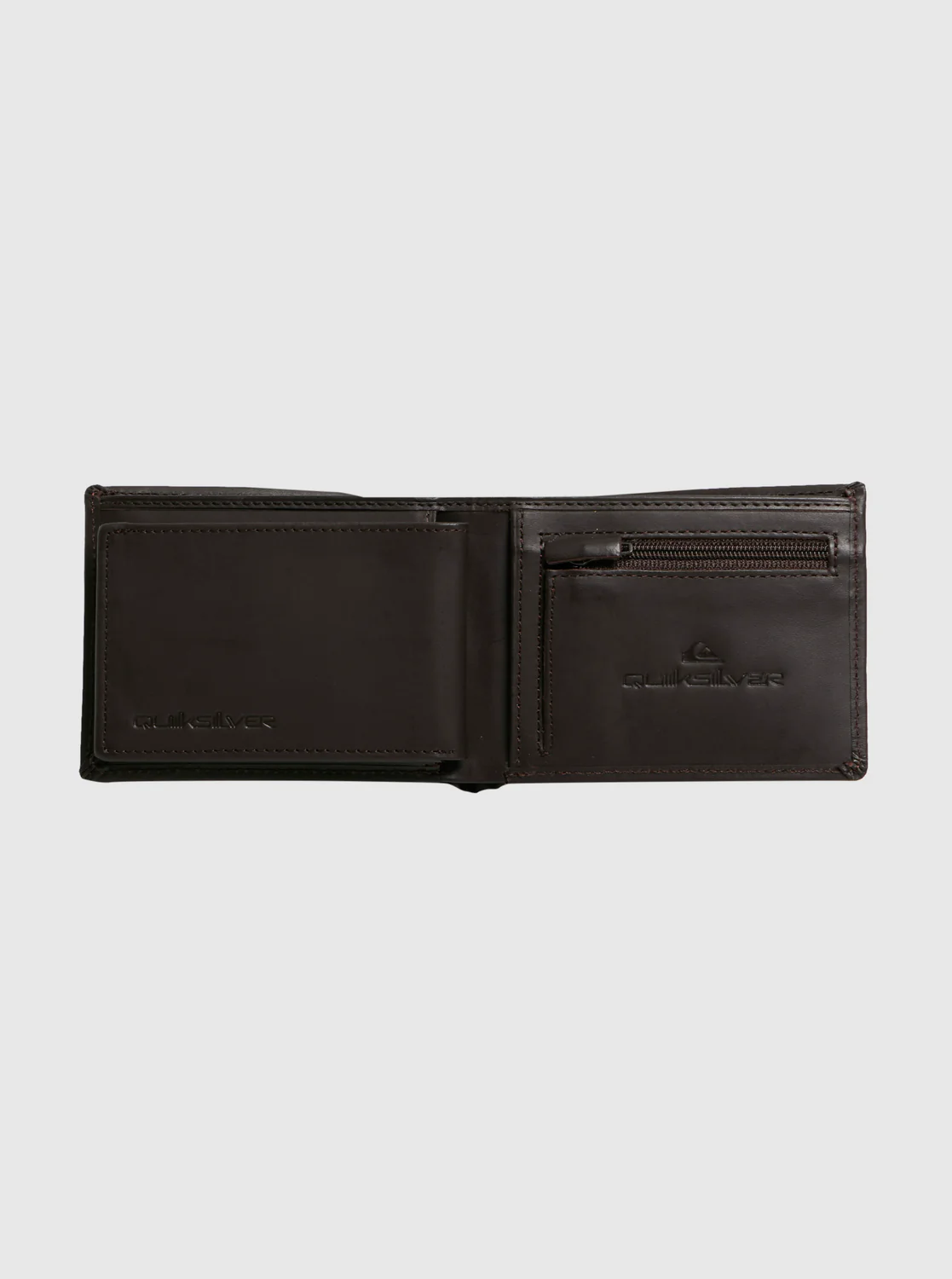 Quiksilver Mens' Gutherie Leather Bi-Fold Wallet Chocolate Brown EQYAA03960-CSD0 - Image 6