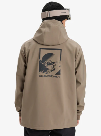Quiksilver Men's Live For The Dream Hooded Snow Jacket Fallen Rock EQYJK04185-TZC0 - Image 2