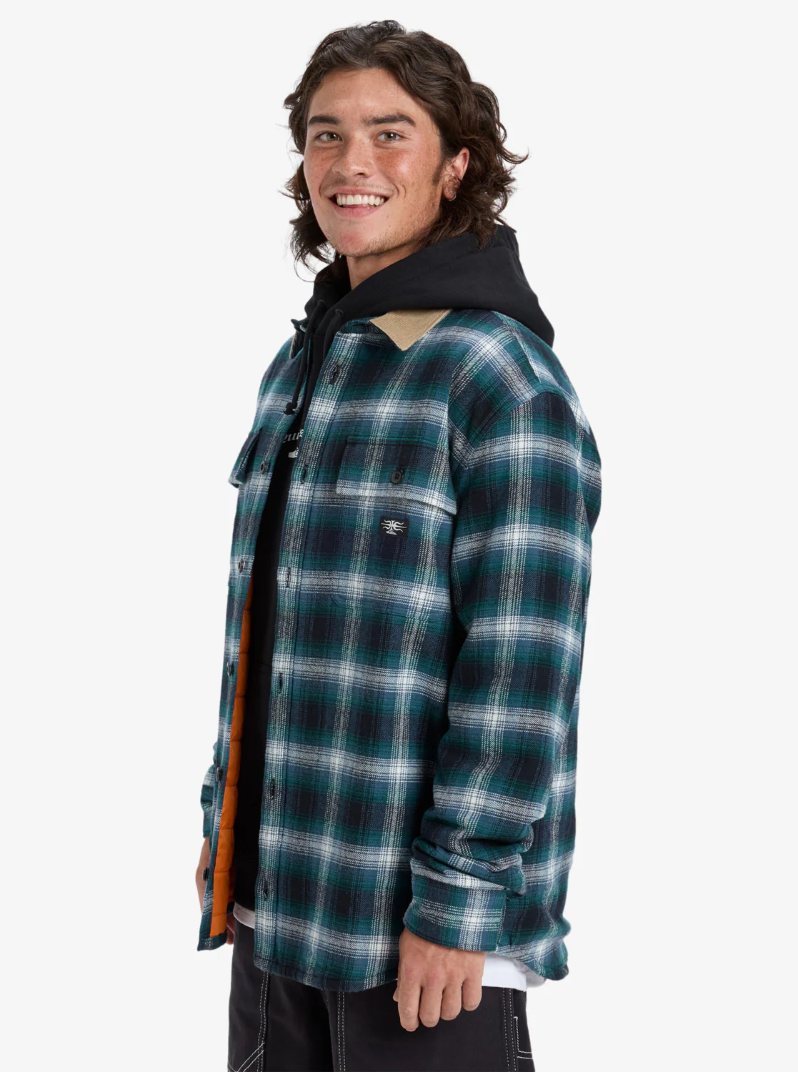 Quiksilver Men's Mercury Desert Shadow Check Long Sleeve Shirt Orion Blue Desert Shadow EQYWT04643-BRG1 - Image 4