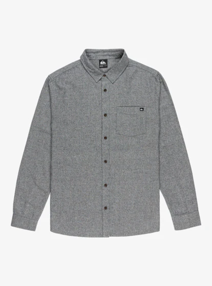 Quiksilver Men's Motherfly Heather - Long Sleeve Shirt India Ink EQYWT04659-KSH0