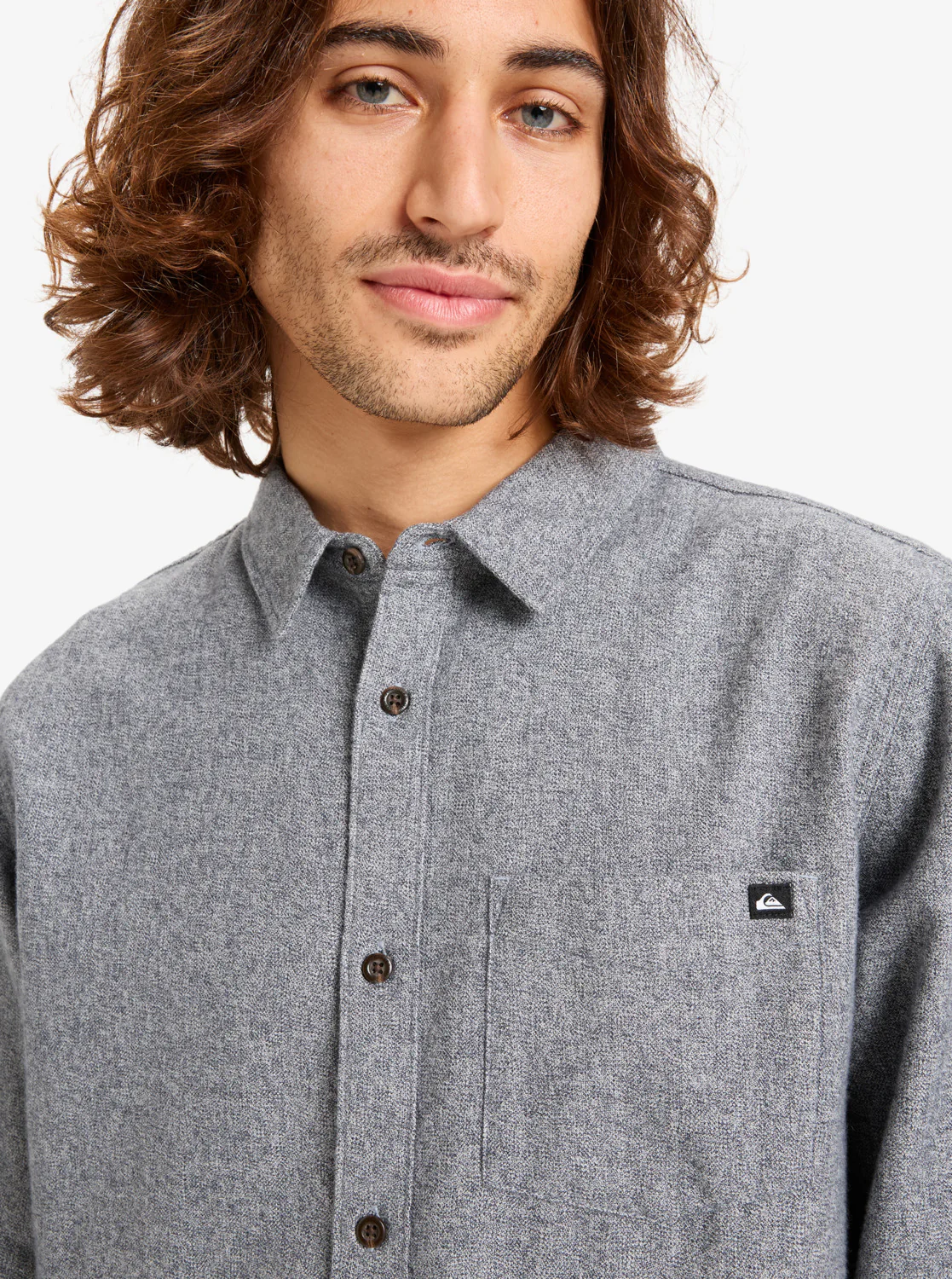 Quiksilver Men's Motherfly Heather - Long Sleeve Shirt India Ink EQYWT04659-KSH0 - Image 7