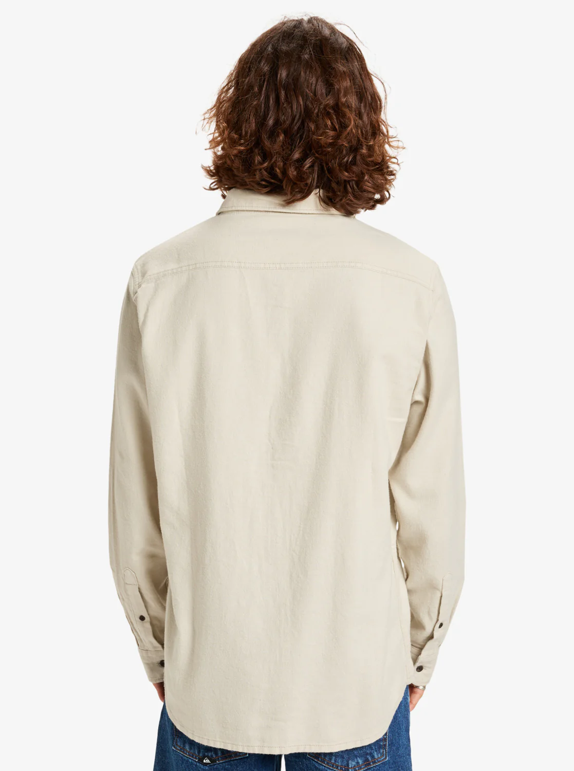 Quiksilver Men's Motherfly Solid Long Sleeve Shirt Moonstruck EQYWT04651-SFQ0 - Image 3
