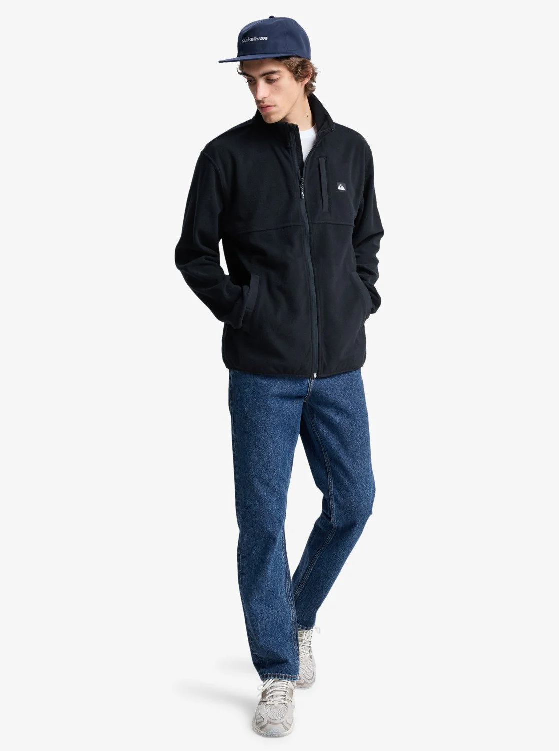 Quiksilver Mens' No Destination Full Zip Fleece Black EQYPF03071-KVJ0 - Image 4