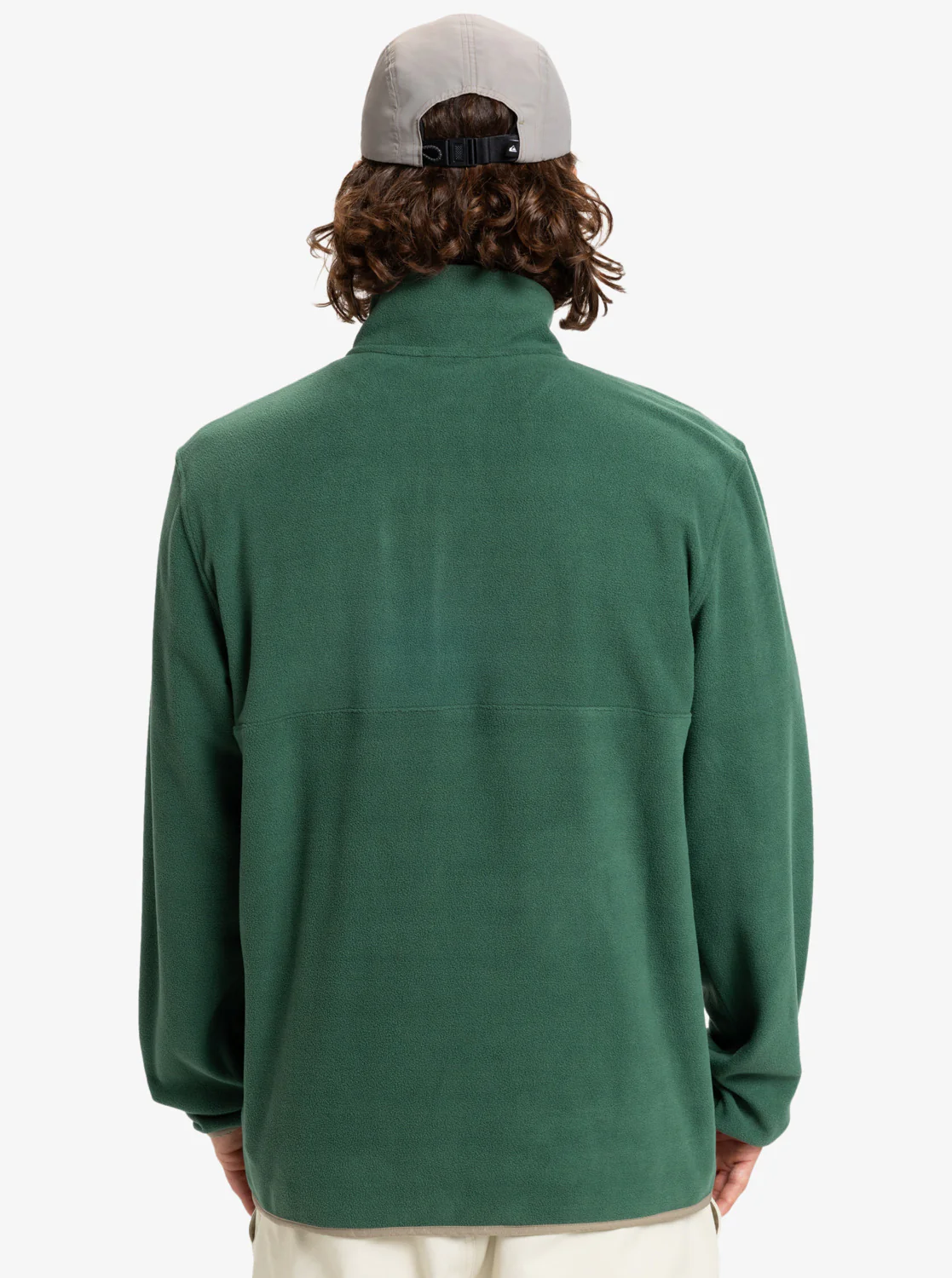 Quiksilver Men's No Destination Hs Half Opening With Snaps Micro Fleece Trekking Green EQYPF03072_TKR - Image 6