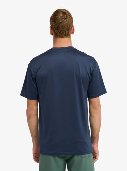 Quiksilver Men's Nomad Surf Short Sleeve Lycra T-Shirt Dark Navy EQYWR03477-KTP0 - Image 2