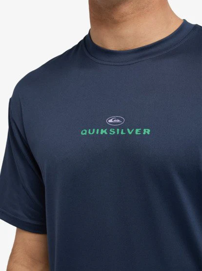 Quiksilver Men's Nomad Surf Short Sleeve Lycra T-Shirt Dark Navy EQYWR03477-KTP0 - Image 4