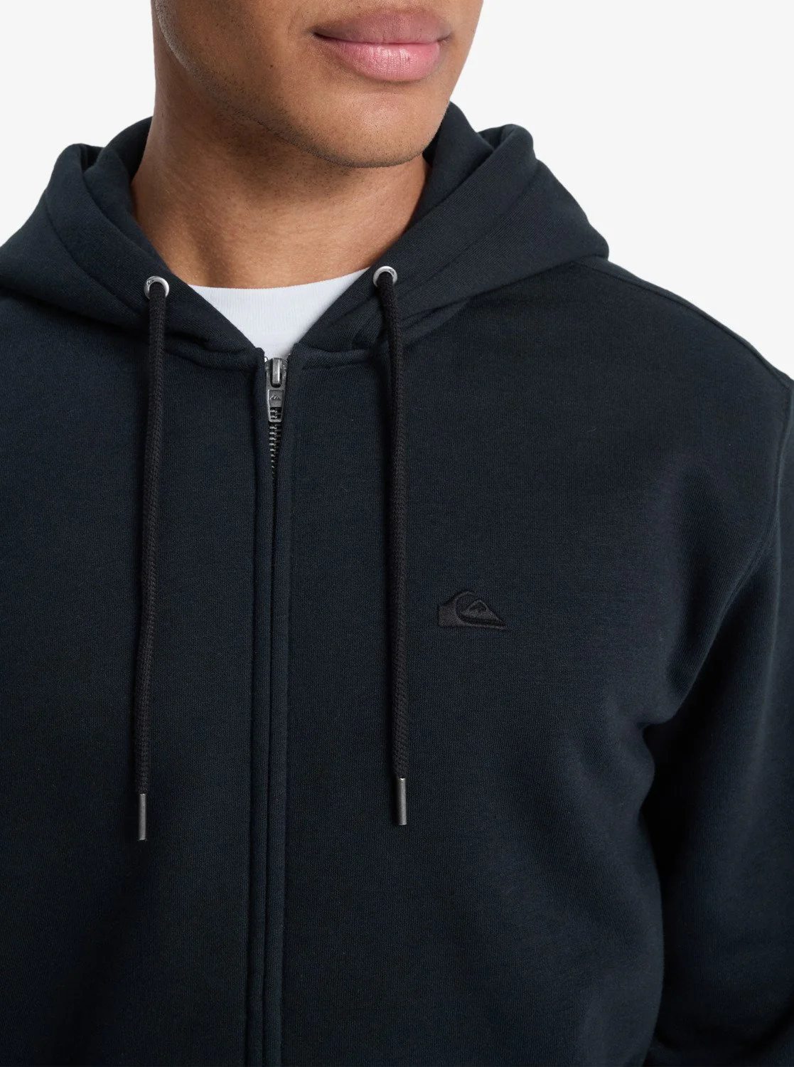 Quiksilver Men's Salt Water Full Zip Hoodie Black EQYFT05160-KVJ0 - Image 4