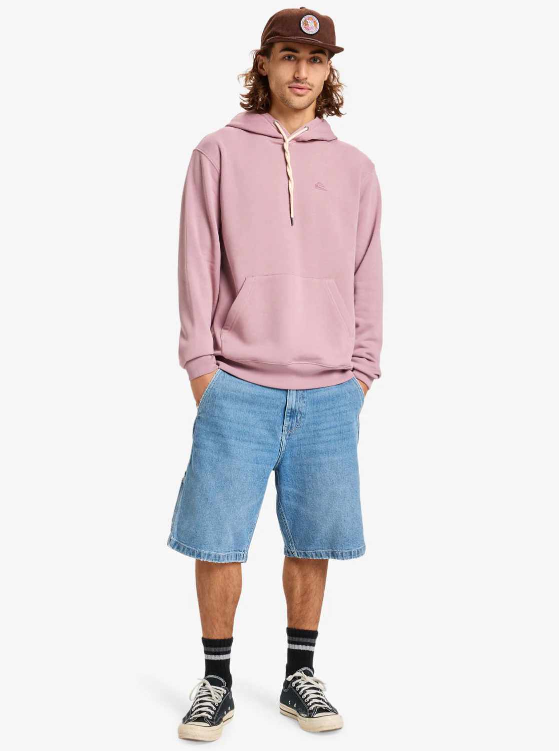 Quiksilver Men's Salt Water Hoodie Elderberry EQYFT05159-PKM0 - Image 5