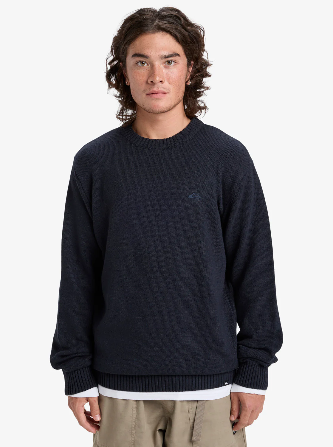 Quiksilver Men's Salt Water Jumper Sweatshirt Dark Navy EQYSW03326-KTP0