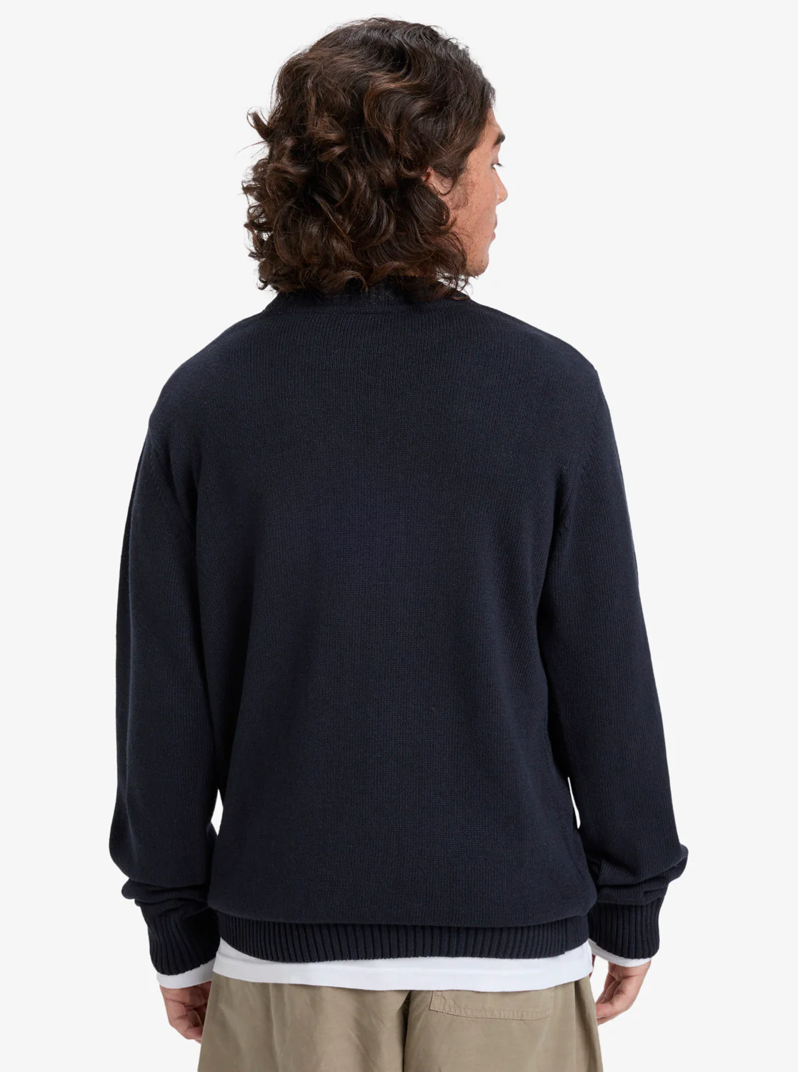 Quiksilver Men's Salt Water Jumper Sweatshirt Dark Navy EQYSW03326-KTP0 - Image 2