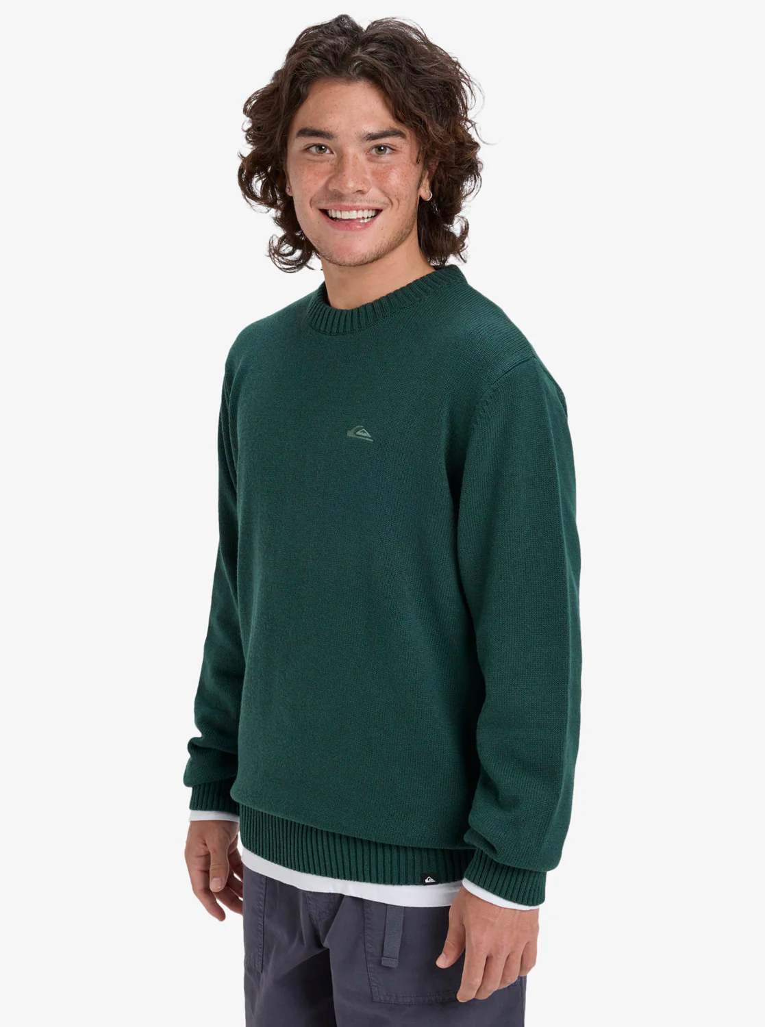 Quiksilver Men's Salt Water Jumper Sweatshirt Deep Sea EQYSW03326-GMW0 - Image 3
