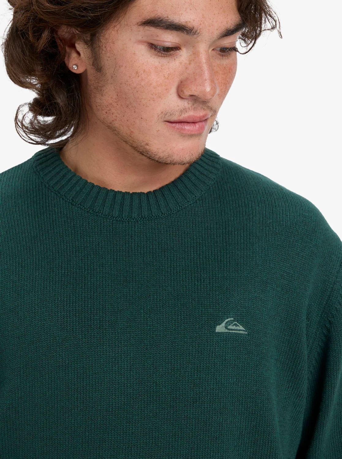 Quiksilver Men's Salt Water Jumper Sweatshirt Deep Sea EQYSW03326-GMW0 - Image 4