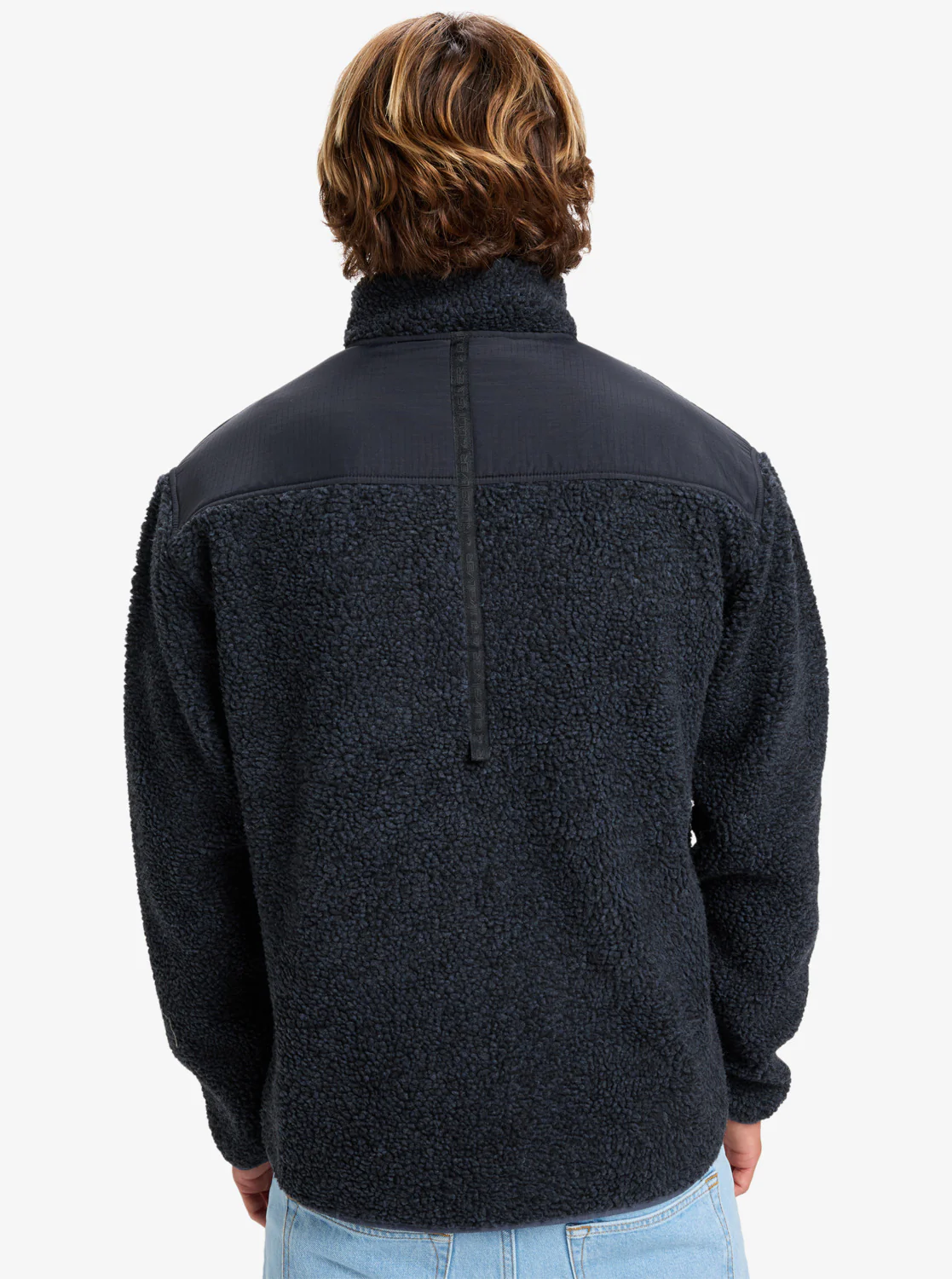 Quiksilver Men's Shallow Water Full Zip Sherpa Jacket Indian Ink Heather EQYPF03076_KSH0 - Image 2