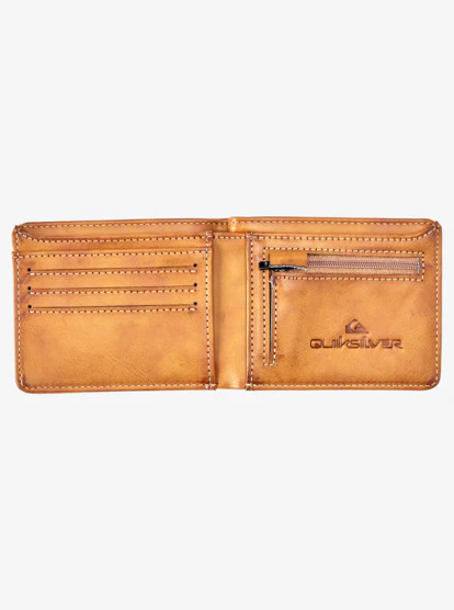 Quiksilver Men's Slim Rays Bi-Fold Wallet Chocolate Brown AQYAA03357-CSD0 - Image 2