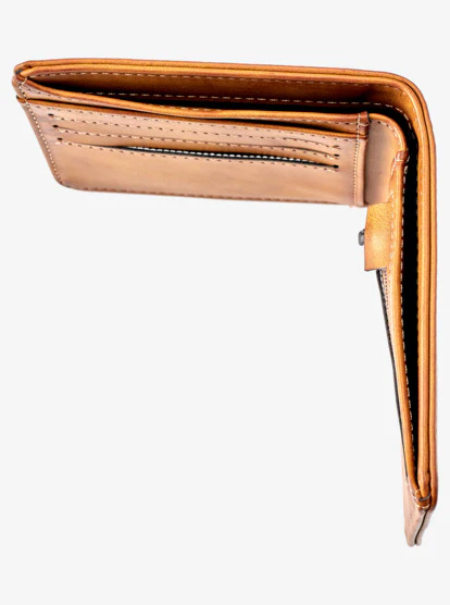 Quiksilver Men's Slim Rays Bi-Fold Wallet Chocolate Brown AQYAA03357-CSD0 - Image 5