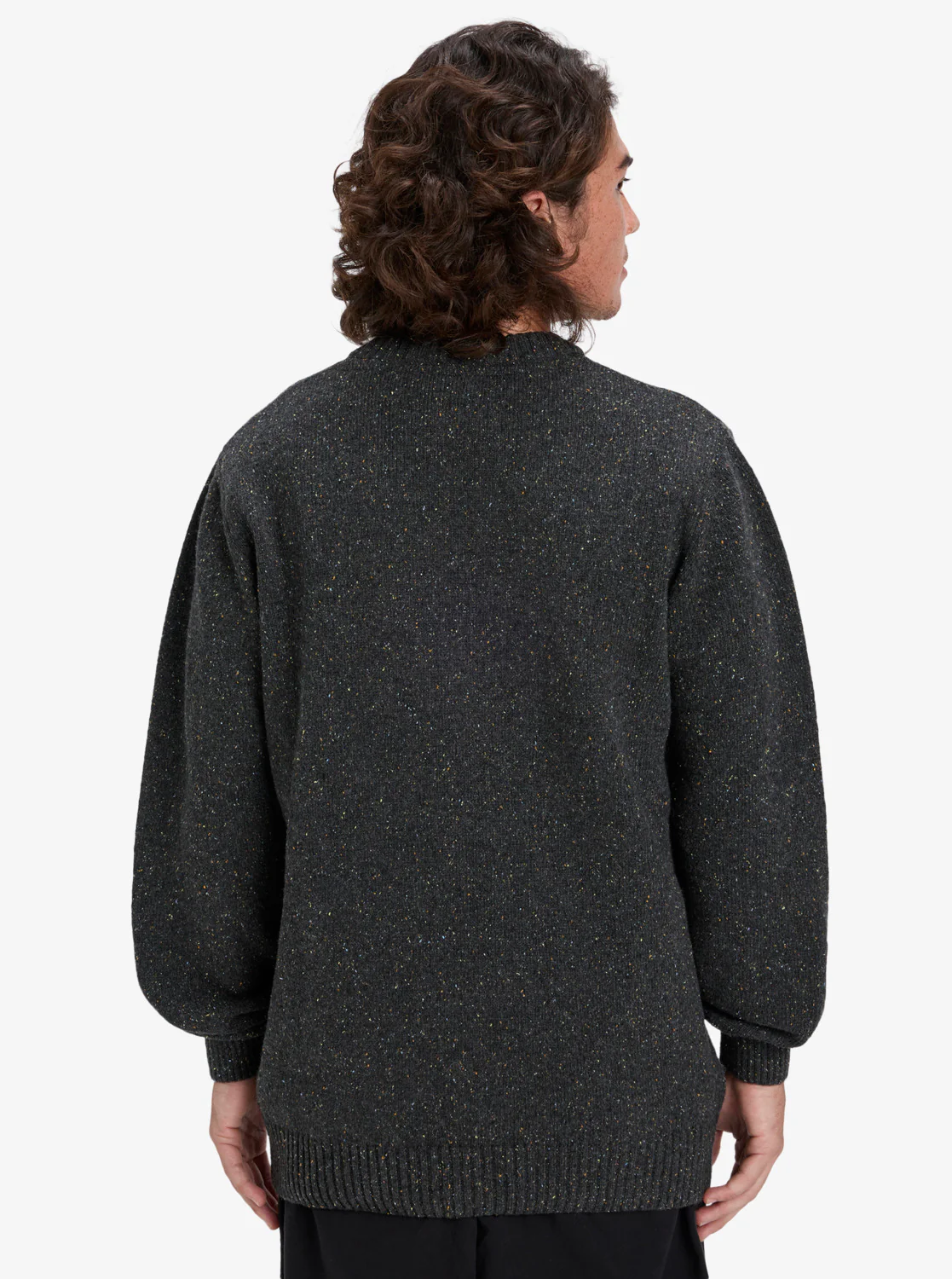 Quiksilver Men's Slow Song Neppy Jumper Tarmac EQYSW03325-KTA0 - Image 2