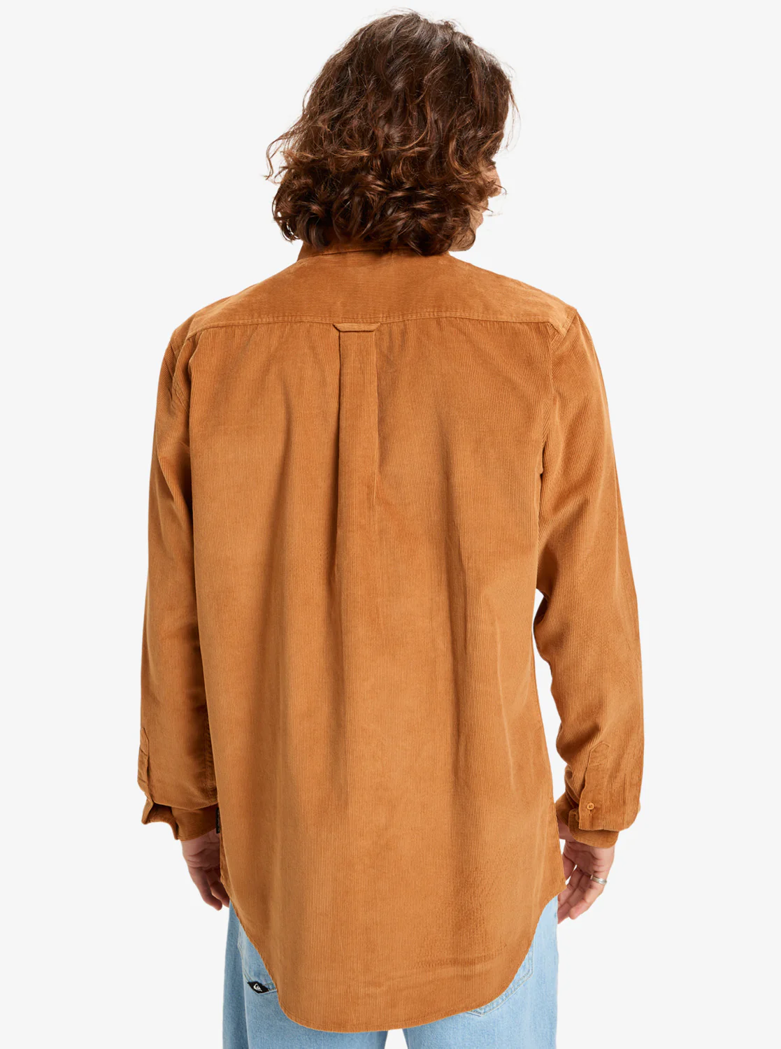 Quiksilver Mens' Smoke Trail Cord Long Sleeve Shirt Almond EQYWT04652-DMD0 - Image 2