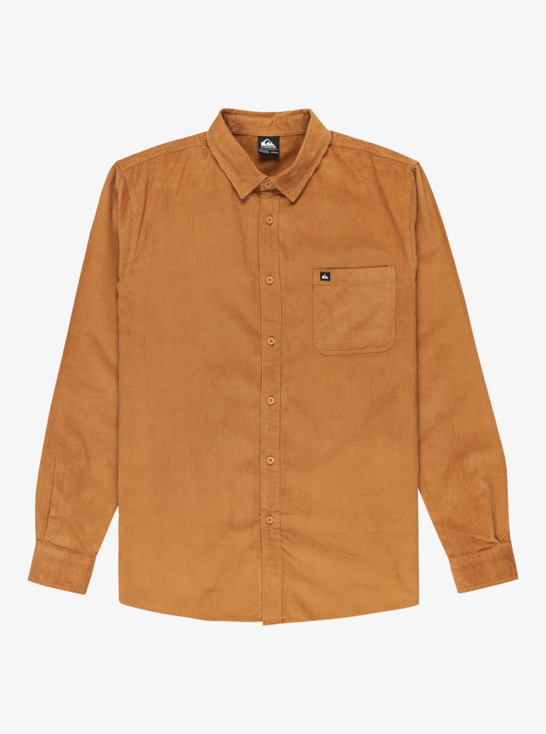 Quiksilver Mens' Smoke Trail Cord Long Sleeve Shirt Almond EQYWT04652-DMD0 - Image 5