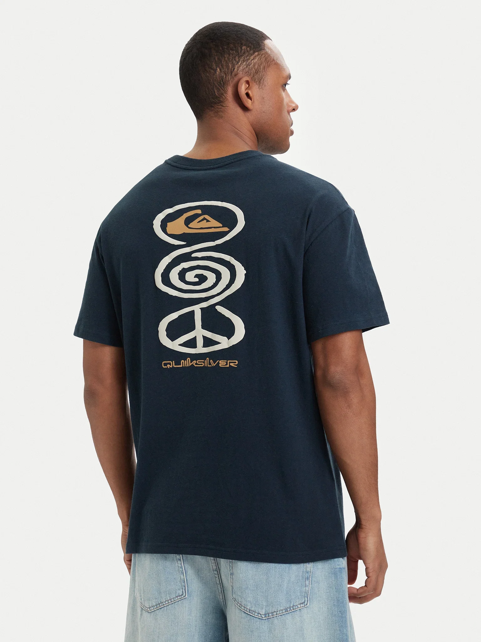 Quiksilver Men's Spiral T-Shirt Dark Navy EQYZT08304-KTP0