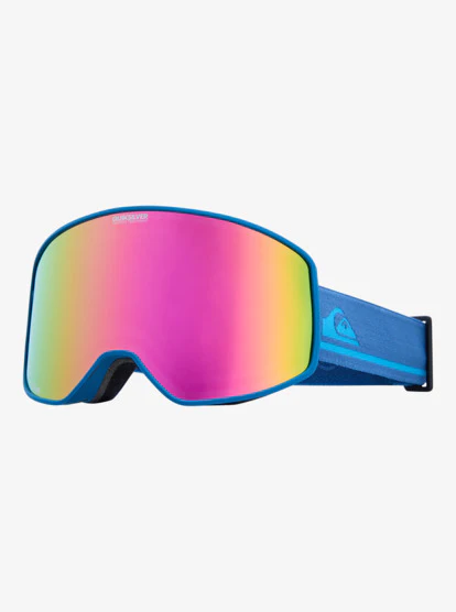 Quiksilver Men's Storm Mirror Lens S3 Goggles True Navy/Lpurple EQYTG03218-BRP0