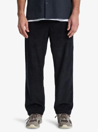 Quiksilver Men's Tacer Regular Cord Pants Black EQYNP03315-KVJ0