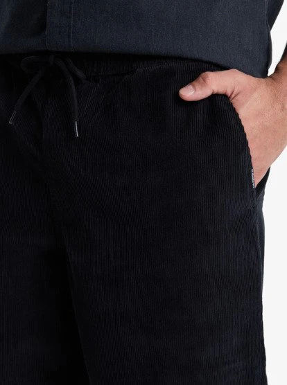 Quiksilver Men's Tacer Regular Cord Pants Black EQYNP03315-KVJ0 - Image 3