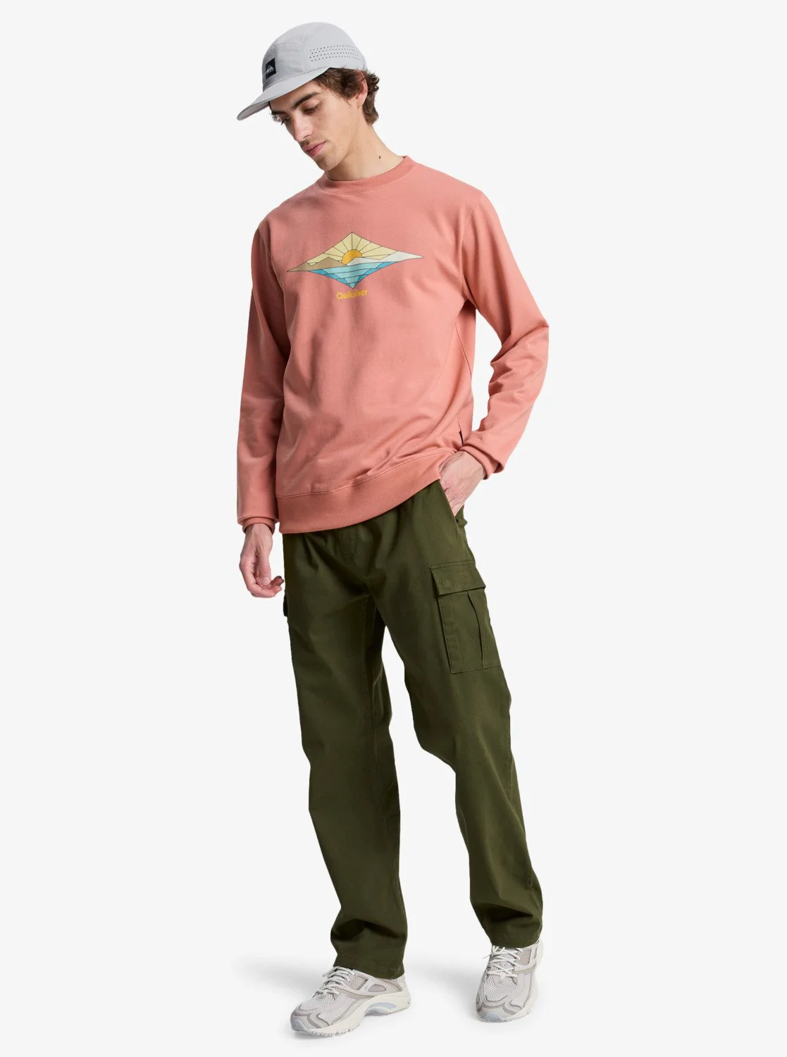 Quiksilver Men's Taxer Regular Cargo Pants Grape Leaf EQYNP03337-CRE0 - Image 5