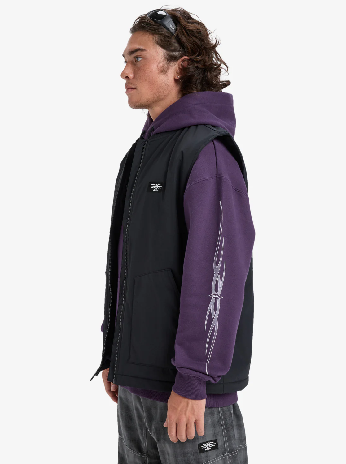 Quiksilver Men's Wasted Gillet Snow Jacket True Black EQYJK04155-KVJ0 - Image 6