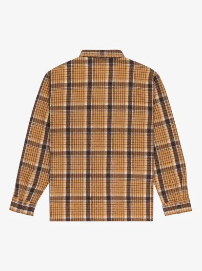 Quiksilver Men's Yankee Long Sleeve Shirt Almond Plaid EQYWT04648-CMD1 - Image 2