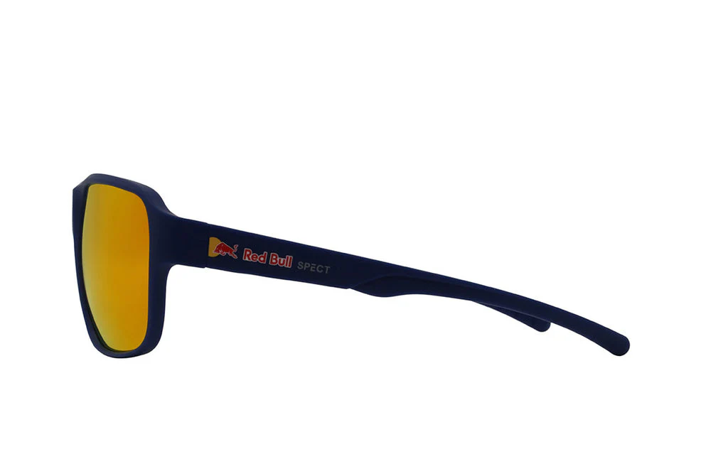 Red Bull Unisex Spect Chop Sunglasses Blue with Red-Orange Mirror CHOP-06P - Image 2