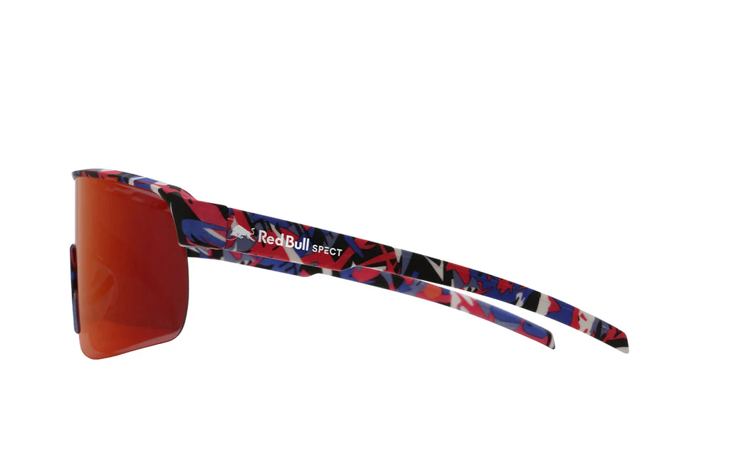 Red Bull Unisex Spect Dacota Sunglasses Pink-Blue with Red-Purple Mirror DACOTA-014 - Image 3