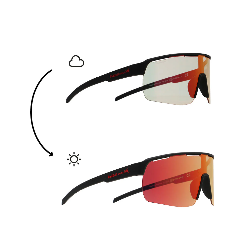 Red Bull Unisex Spect Dakota Pro Sunglasses Photochromic with Red Mirror DAKOTA-PRO-02X - Image 2