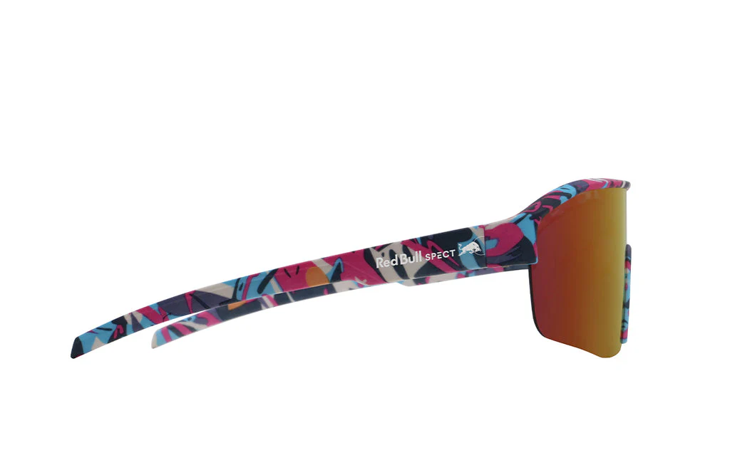 Red Bull Unisex Spect Dundee Sunglasses Pink-Blue with Purple Mirror DUNDEE-010 - Image 4