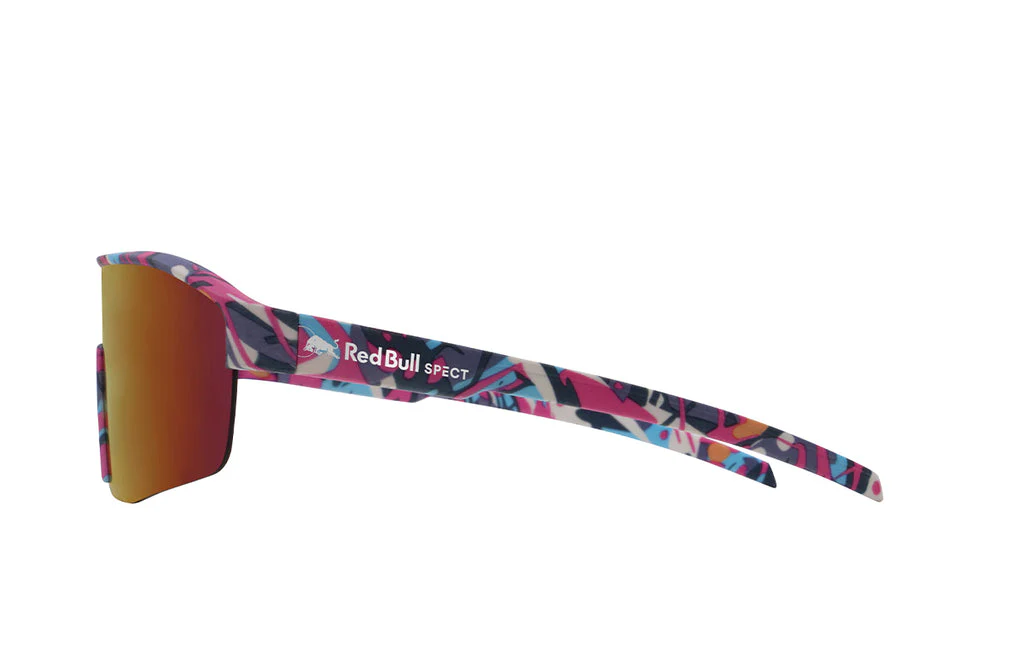 Red Bull Unisex Spect Dundee Sunglasses Pink-Blue with Purple Mirror DUNDEE-010 - Image 5