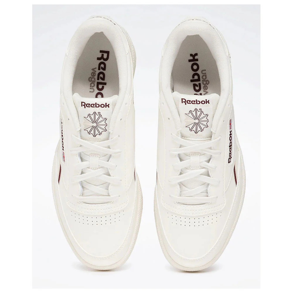 Reebok Club C 85 Vegan Shoes White/Oat/Utibro 100074447 - Image 3
