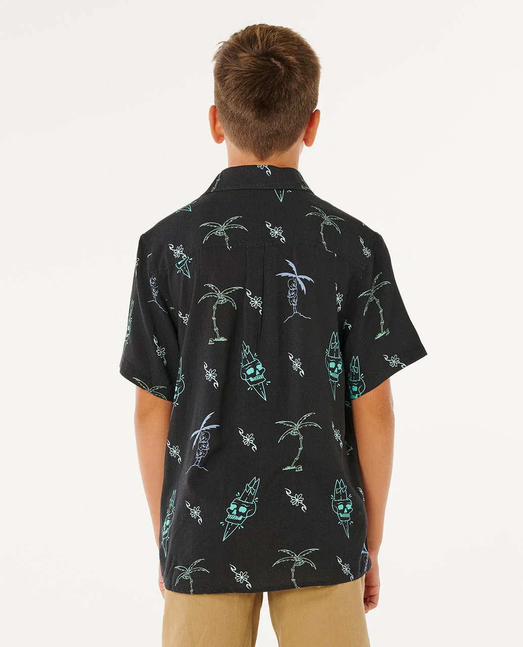 Rip Curl Kids' Eternal Shred SS Shirt (8-16 Years) Washed Black 01YBSH-8264 - Image 2