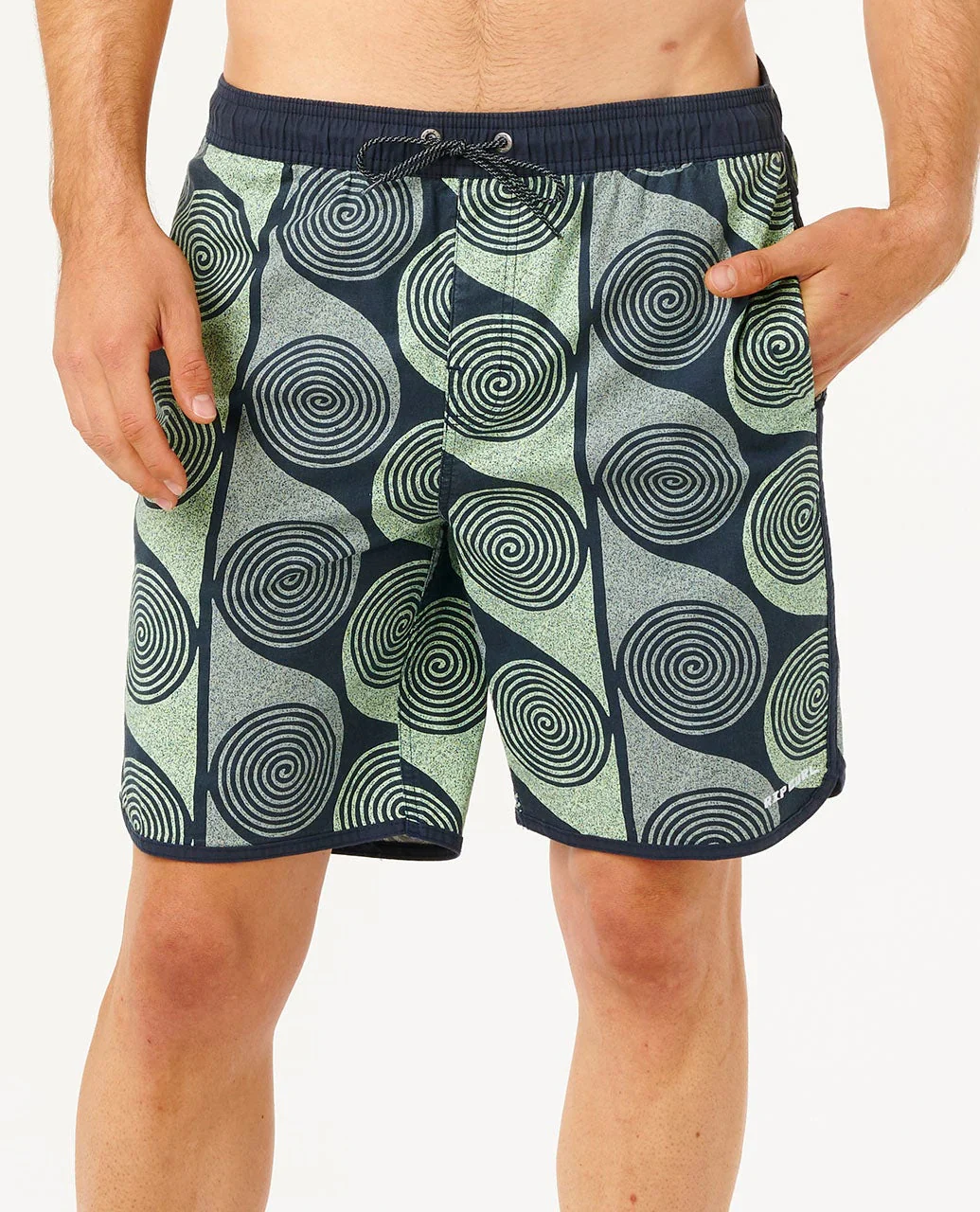Rip Curl Men's Artist of the Search Sprial Volley Boardshort Dark Navy 0F5MBO-0291