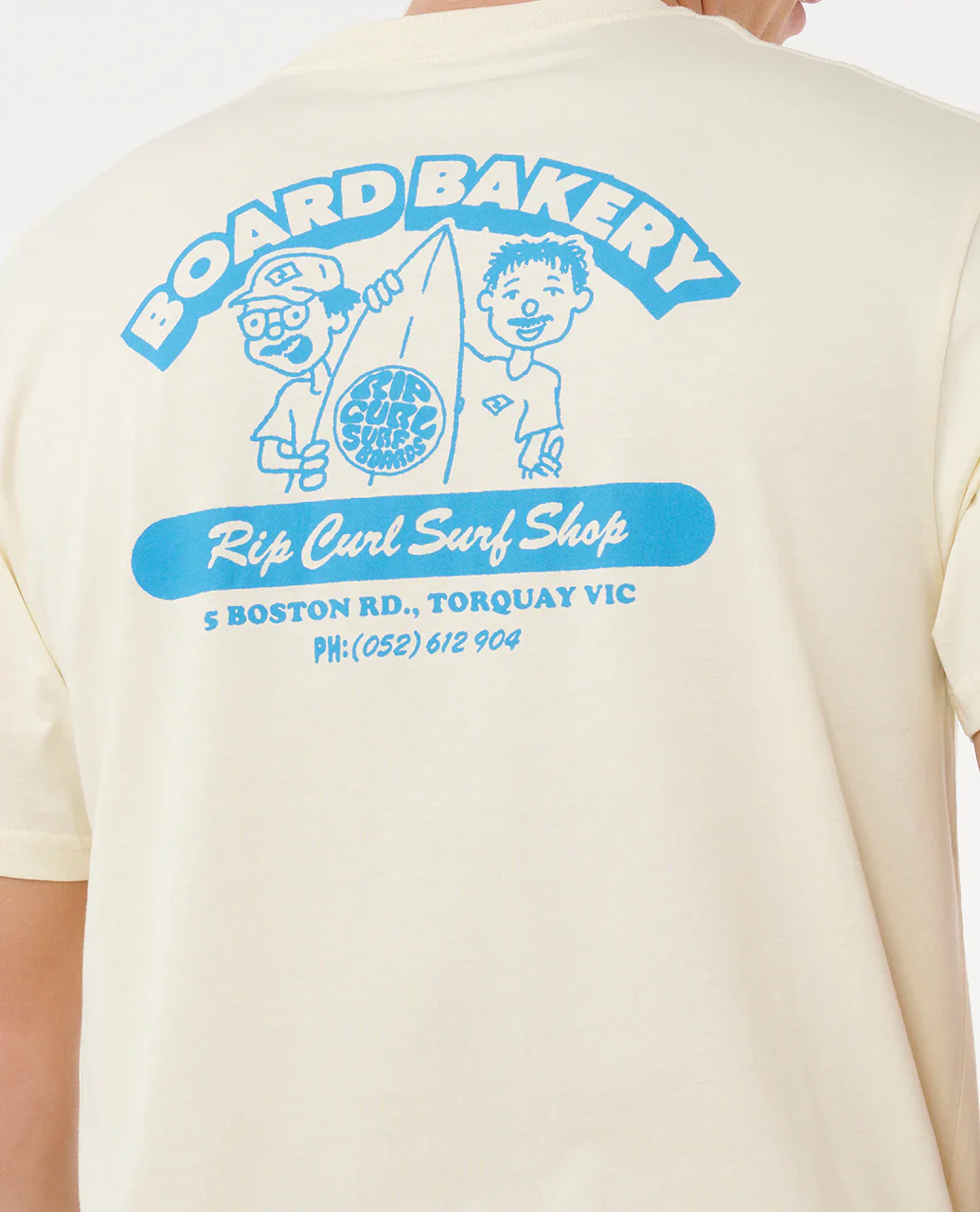 Rip Curl Men's Board Bakery T-Shirt Lemon Ice 0U7MTE-15 - Image 5