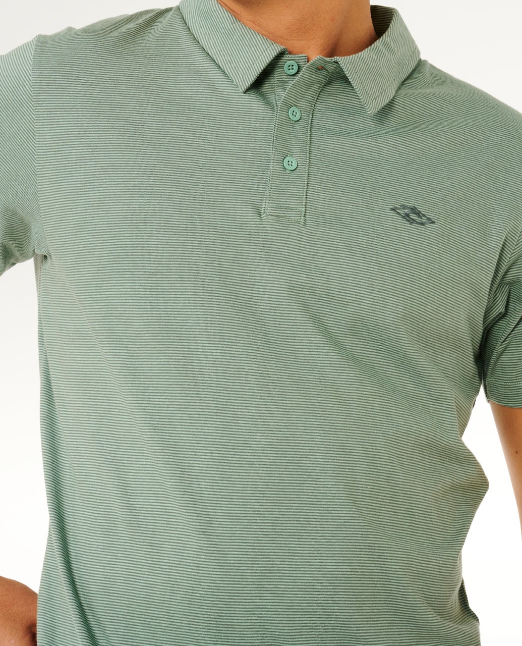 Rip Curl Men's Easy As Polo T-Shirt Aloe 00HMPO_3237 - Image 5