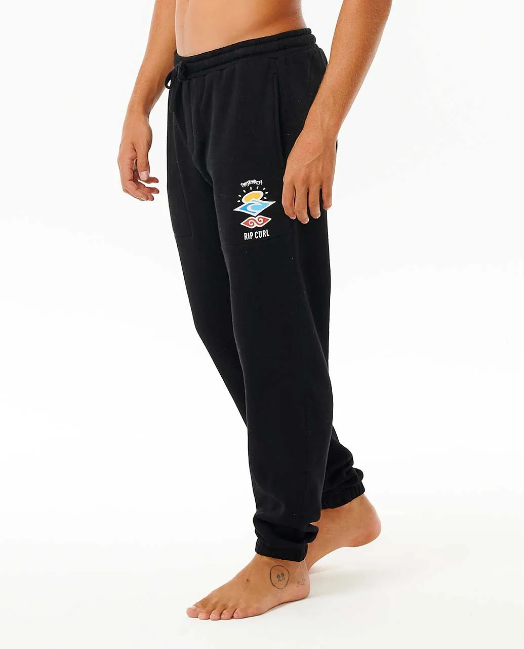 Rip Curl Men's Icons of Surf Track Pant Black 011MPA-0090 - Image 3