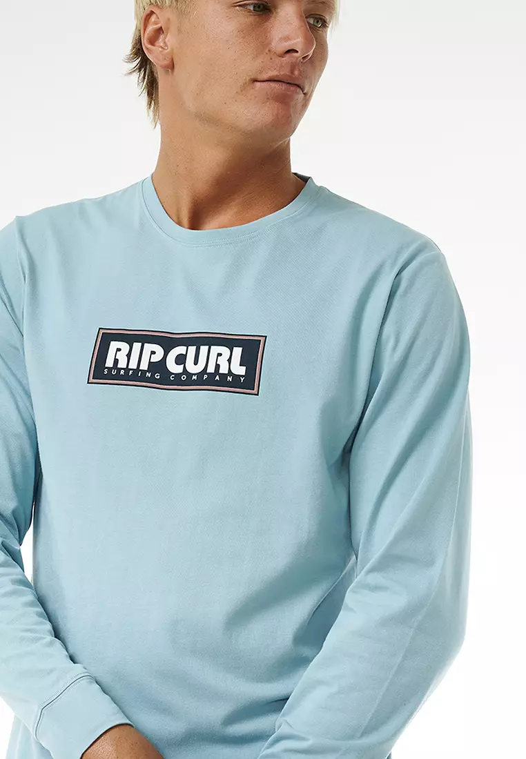 Rip Curl Men's Icons Of Surf UPF Long Sleeve T-Shirt Dusty Blue 12EMRV-3458 - Image 4