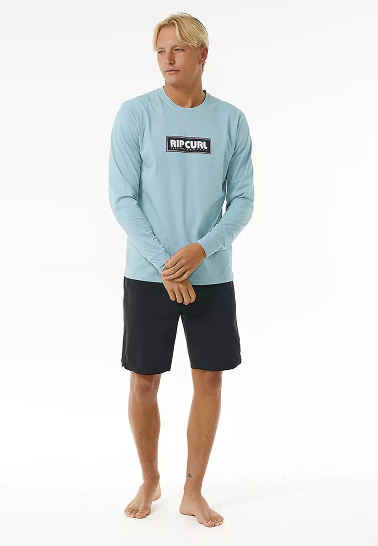 Rip Curl Men's Icons Of Surf UPF Long Sleeve T-Shirt Dusty Blue 12EMRV-3458 - Image 5