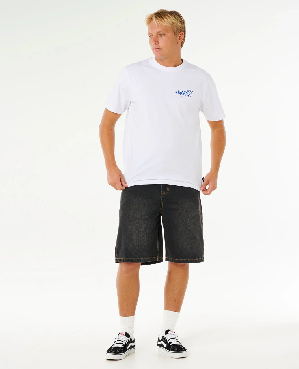 Rip Curl Men's Inner Visions Hack T-Shirt White 0XVMTE_1000 - Image 3