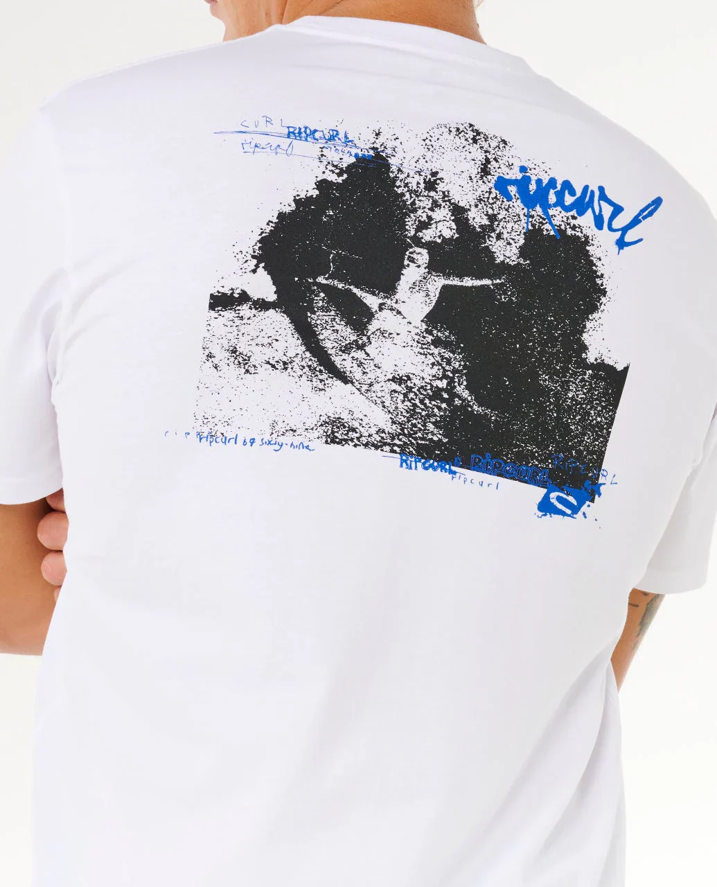 Rip Curl Men's Inner Visions Hack T-Shirt White 0XVMTE_1000 - Image 6