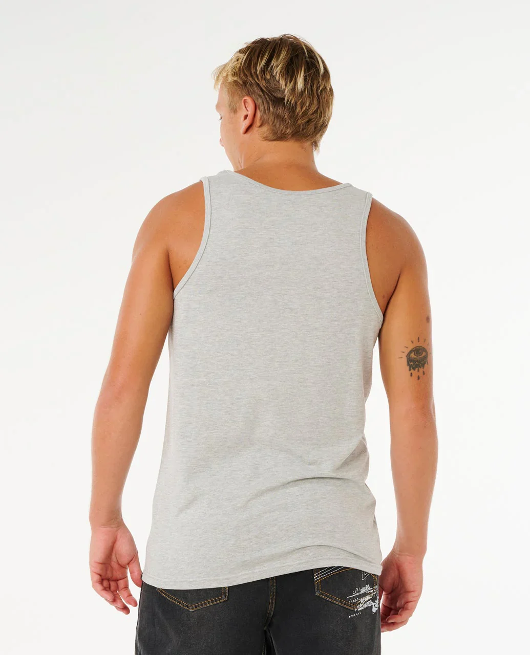 Rip Curl Men's Inner Visions Tank Grey Marle 0Y3MTE_0085 - Image 3