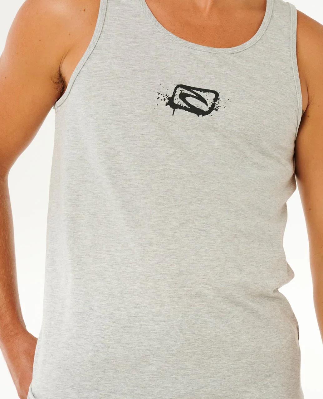 Rip Curl Men's Inner Visions Tank Grey Marle 0Y3MTE_0085 - Image 4